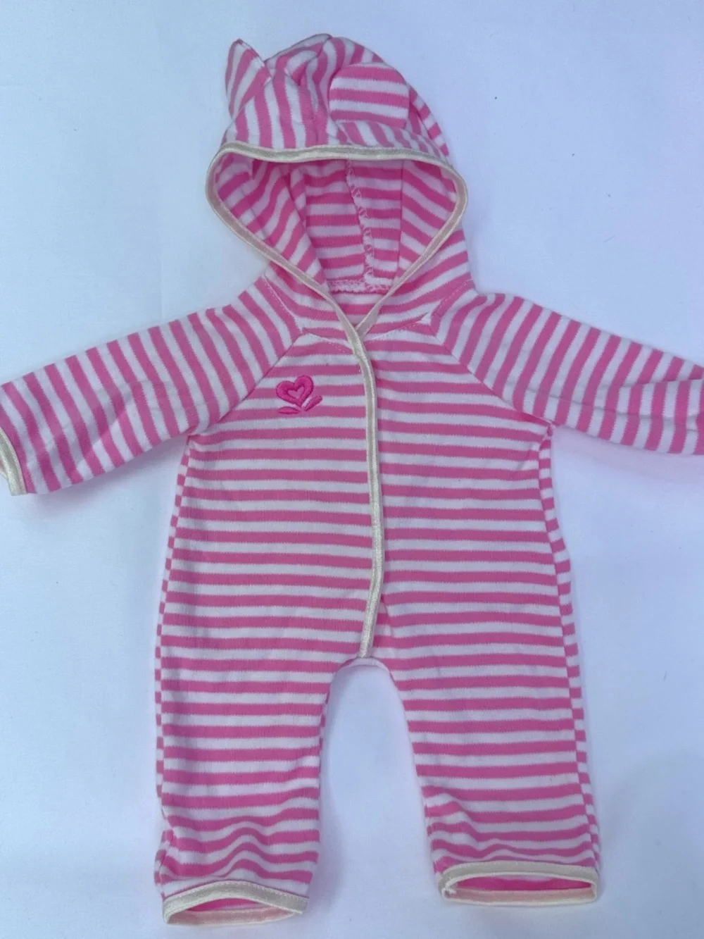 American Girl Bitty Baby Clothes Lot 5 Pc Pajamas Sleeper Dress Outfit 15” Doll - Picture 4 of 5